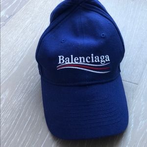Balenciaga logo baseball hat